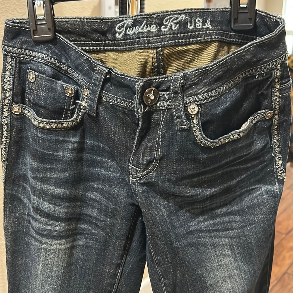 Blue jeans with bling bling